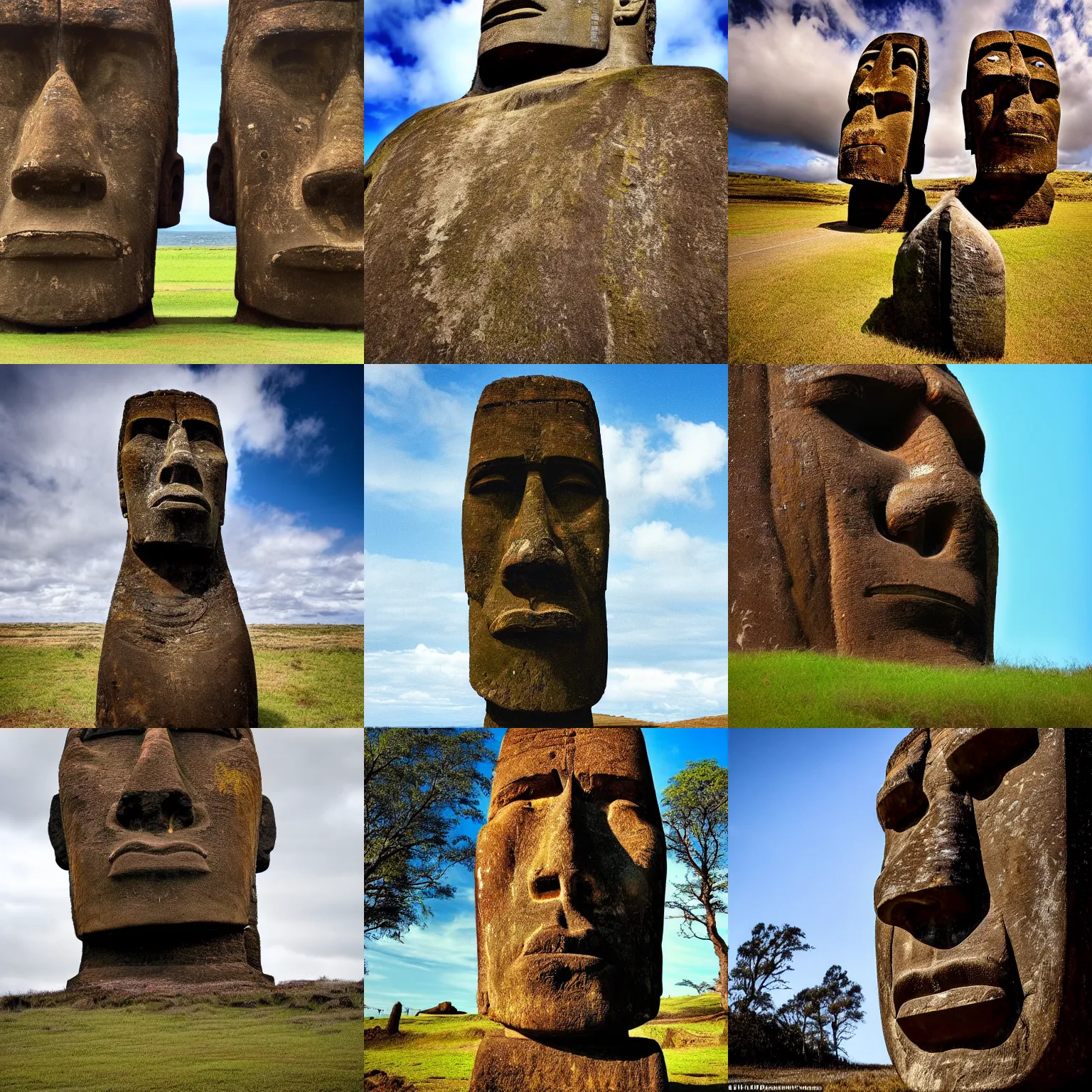 Gigachad as an Easter Island head Stable Diffusion - PromptHero