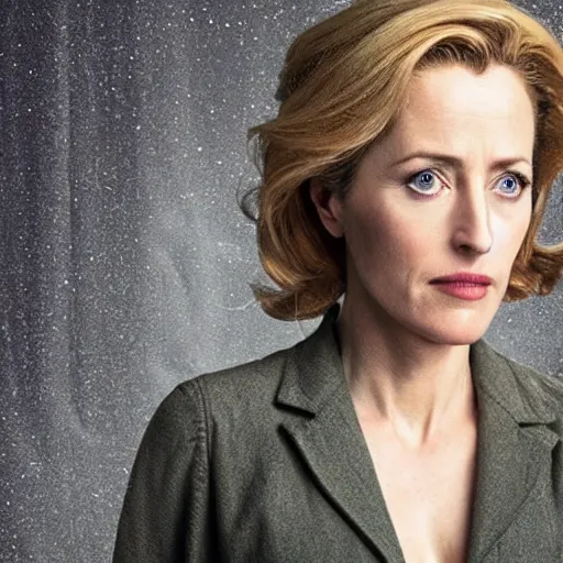 Image similar to gillian anderson as doctor who,