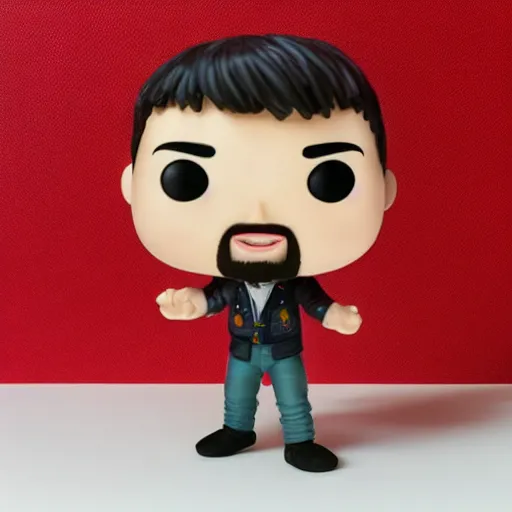 Prompt: “ very very intricate photorealistic photo of a hasan piker funko pop on a white background, award - winning details ”