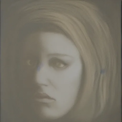 Prompt: depressed girl portrait, chiaroscuro lighting, by David Lynch