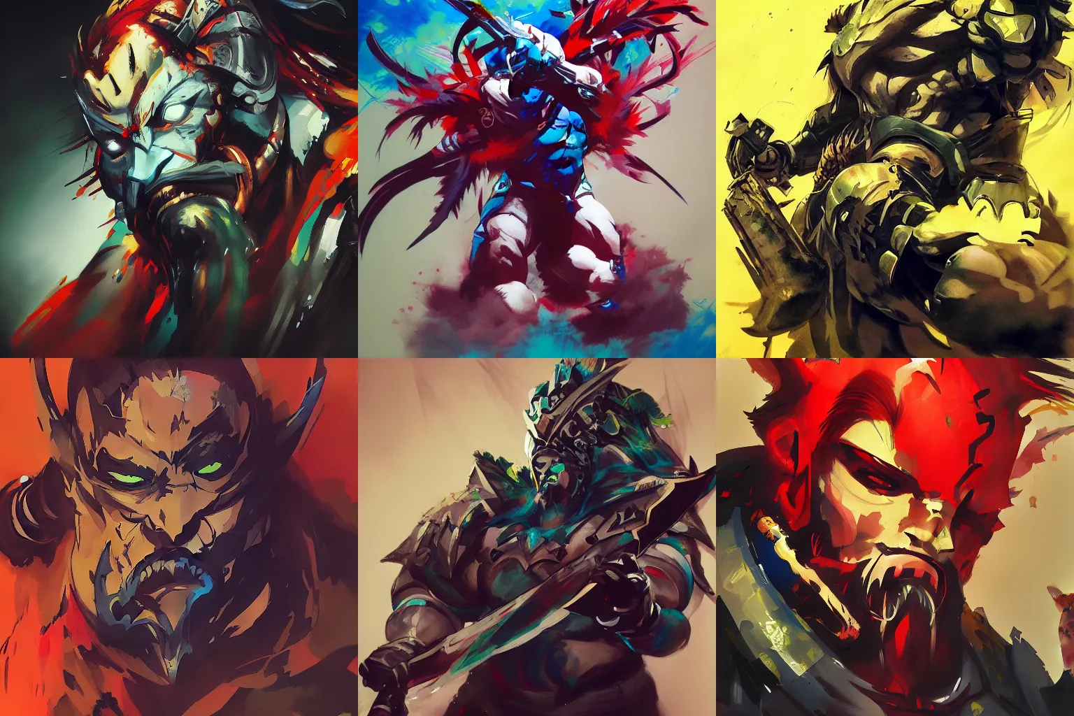 Image similar to a beautiful painting of Kunkka by Yoji Shinkawa, Dota, strong lines and bold colors, limited color palette, atmosphere and tension, Japanese, trending on artstation