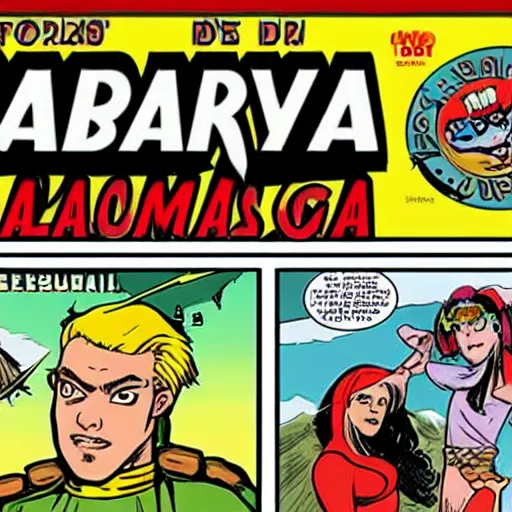 Image similar to Sahara comics logo