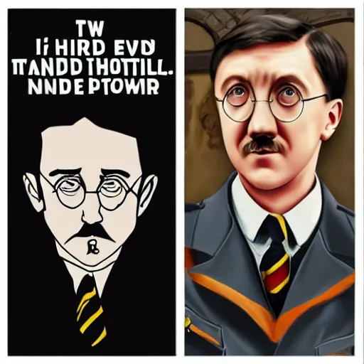 Image similar to harry potter and adolf hitler