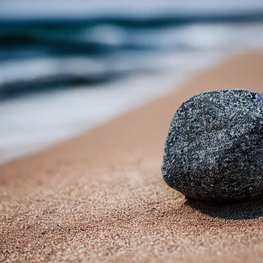 Image similar to a beautiful rock on the beach