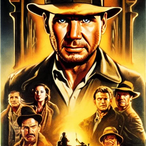 Image similar to indiana jones movie poster