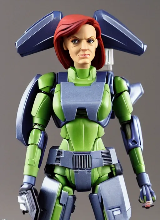 Prompt: Transformers Dana Scully action figure from Transformers: Robots in Disguise (2015), symmetrical details, by Hasbro, Takaratomy, tfwiki.net photography, product photography, official media