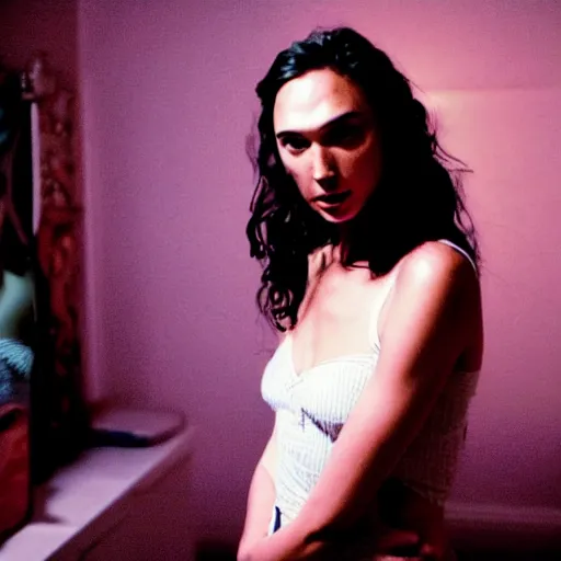 Image similar to movie still of gal gadot, cinematic composition, cinematic light, criterion collection, by gaspar noe