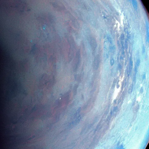 Image similar to standing on neptune, looking out into the vastness of space