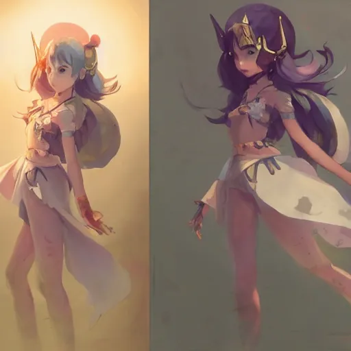 Image similar to magical girl, modeling, gapmoe, trending on pixiv fanbox, painted by greg rutkowski, makoto shinkai, takashi takeuchi, studio ghibli, akihiko yoshida