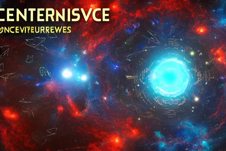 Prompt: An interface!!!!! of a program called CenterUniverse that visualizes spaces in other universes, 4k, 8k, trending on artstation, artstation GUI, artstation interface