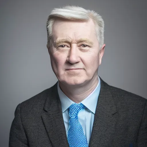 Image similar to augustus aloysius corporate portrait, senior sales marketing acquisitions ceo executive vp, purple green color scheme, professional studio lighting, hyperreal detailed lifelike facial features, corporate portraiture photographed by david lynch