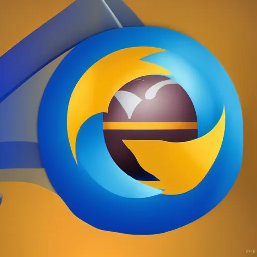 Prompt: a sexy version of the internet explorer logo