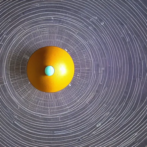 Prompt: a kinetic sculpture of this solar system, sun, orrery, canon 5 d 5 0 mm lens, papier - mache, studio, circa 3 0 6 0