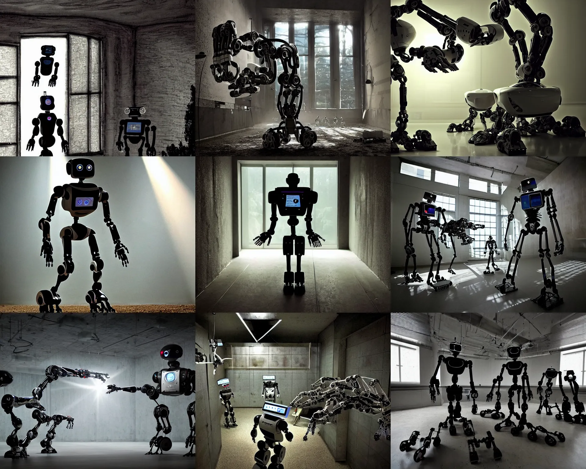 Prompt: ' 'Machines can be used to create new worlds and environments, they are like the human race, they can be used for many different projects.', 'The human remains of these robots are not really known.', 'The robots are all in a dark room, and the light comes through the windows.', 'I love the way these robots can project their likeness in the light. I wish they could have the same type of control they do in the dark.', 'Machines like these are the work of individuals whose life is not in order', The light source is not a simple device, but a complex system of robots.' by '1 m3 light'' Ofafur Eliasson' Olafur Eliasson. Light art installation artificial reflections machine thijs rijkers Glas Sonnenstrahl dichroic light art via Rick Hutton Articulated Design lamp Madame, Made from recycled wood, Anloefu Glass gem votives are easy to make and add sparkle to any space Noble Gas Laser Argon with special effects The Power of Light