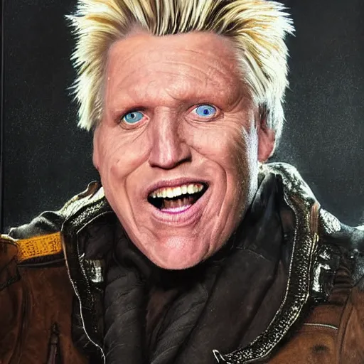 Prompt: hyperrealistic mixed media high resolution painting of Gary Busey as the Emperor from Star Wars, stunning 3d render inspired art by Jamie Salmon and WForrest and Greg Rutkowski, perfect facial symmetry, dim volumetric lighting, 8k octane beautifully detailed render, full body shot, post-processing, extremely hyper-detailed, intricate, epic composition, highly detailed attributes, highly detailed atmosphere, cinematic lighting, masterpiece, trending on artstation, very very detailed, masterpiece, stunning, flawless completion, lifelike texture, perfection,