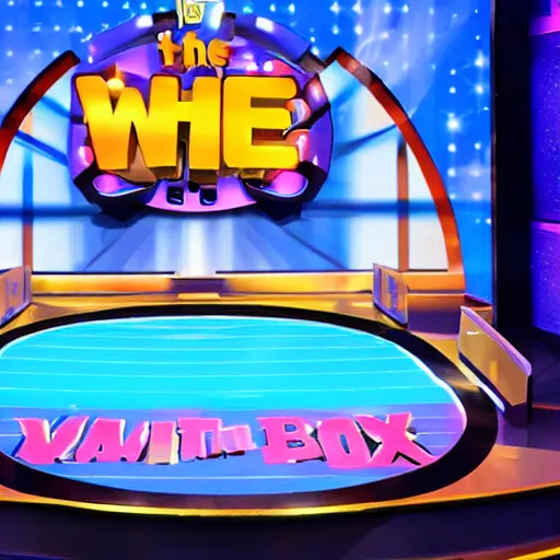 Image similar to tv game show whats in the box,