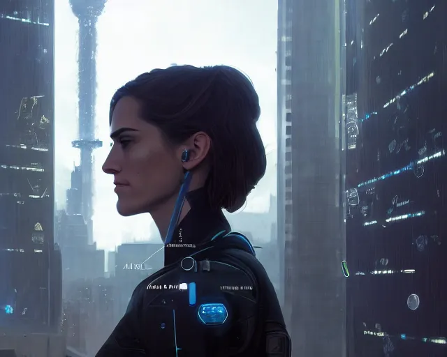 Prompt: highly detailed portrait of allison williams as an android, in detroit : become human, stephen bliss, unreal engine, fantasy art by greg rutkowski, loish, rhads, ferdinand knab, makoto shinkai and lois van baarle, ilya kuvshinov, rossdraws, tom bagshaw, global illumination, radiant light, detailed and intricate environment