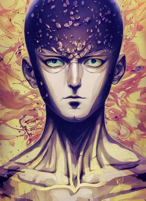 Prompt: beautiful portrait of Saitama One punch man, by Tristan Eaton, Stanley Artgermm, Tom Bagshaw, Greg Rutkowski, Carne Griffiths. trending on DeviantArt, face enhance, hyper detailed, trending on Artstation, 8k, masterpiece, graffiti paint, fine detail, full of color, intricate detail, golden ratio illustration