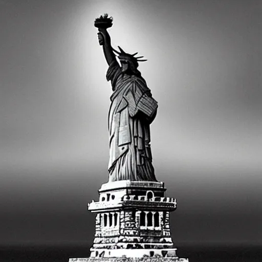 Image similar to statue of liberty, whiteness | highly detailed matte painting, hyperrealistic, very intrincate | cinematic lighting, award - winning | by rachel ruysch, giger, beksinski and bocklin | by austin osman spare and william blake, trending on artstation, cgsociety, official art, octane.