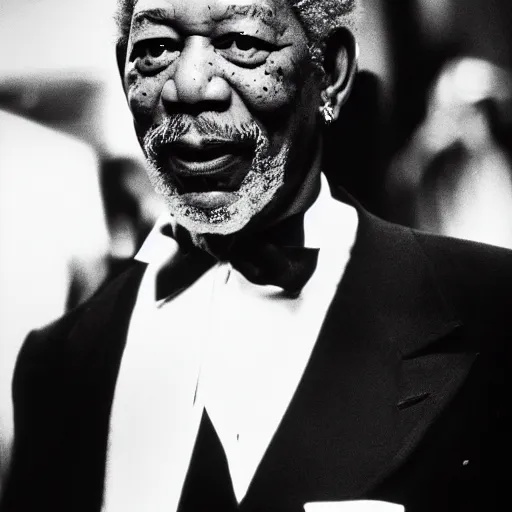 Prompt: Morgan Freeman from the GodFather (1980), 8k photography