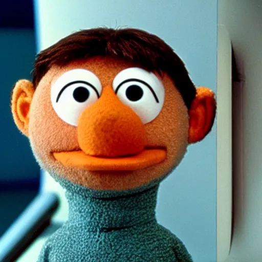 Image similar to 2 0 0 1 : a space odyssey material penelope cruz as a muppet