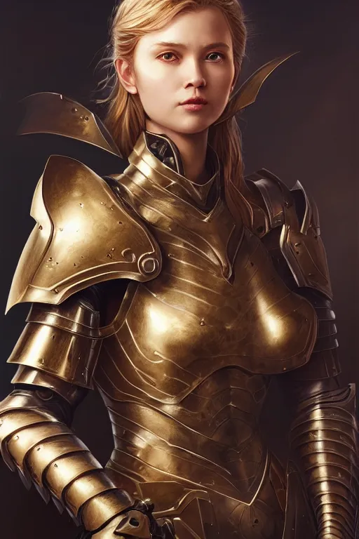 Image similar to a masterpiece ultrarealistic ultradetailed portrait of a very beautiful girl in a battle armour, medium shot, intricate, elegant, by stanley artgerm lau, wlop, rossdraws, james jean, andrei riabovitchev, marc simonetti, light by julie bell, porcelain skin. global illumination, vfx