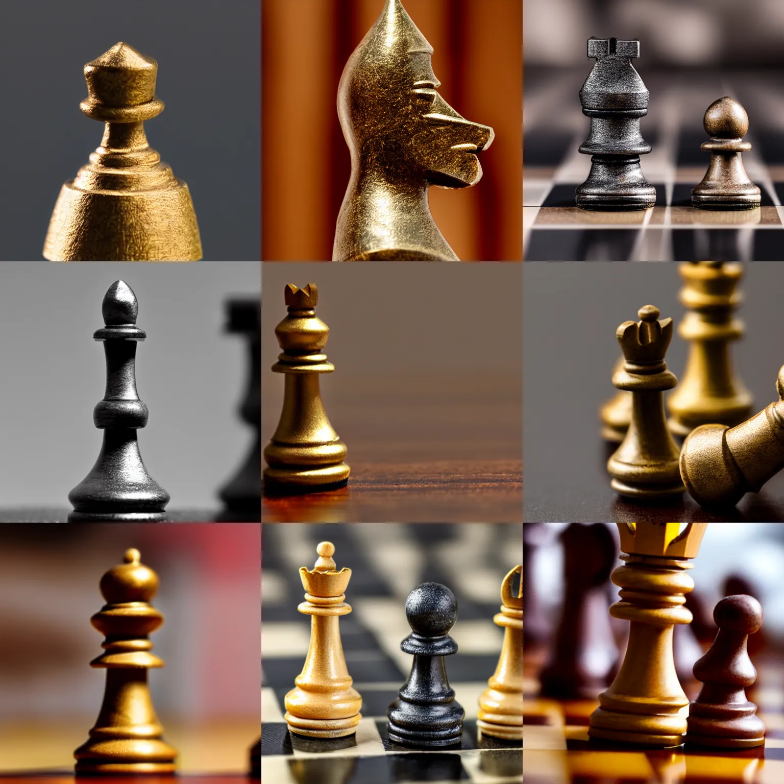 Chess, chess piece, knight, bokeh, HD phone wallpaper