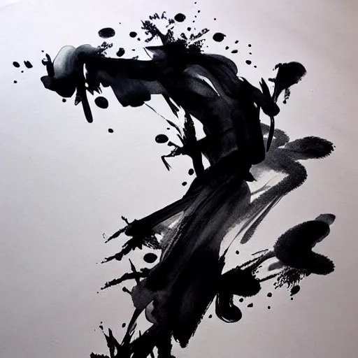 Image similar to ink art by xu wei