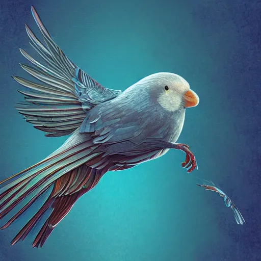 Prompt: dream explorer birdie, digital art, high res, astonishing detail, smooth lines, amazing composition