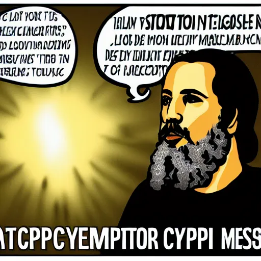 Image similar to crypto messiah