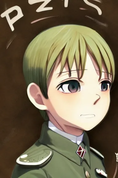 Image similar to beautiful little boy in nazi male uniform posing with an jew. made in abyss art style, sharps focus, cute detailed artwork, anatomically correct, ilya kuvshinov, reflection, perfect composition, wallpaper mobile, digital art, detailed anime soft face, symmetrical face, western comic, illustration, realistic, smooth, lois van baarle, soft details, illumination