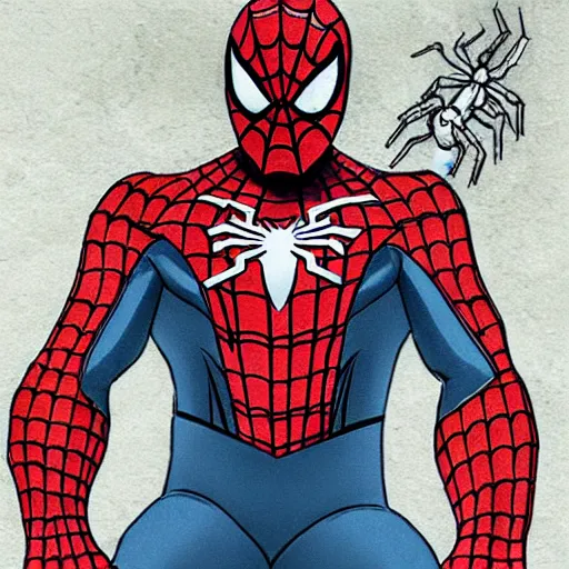Prompt: Spider Man as an ancient greec statu