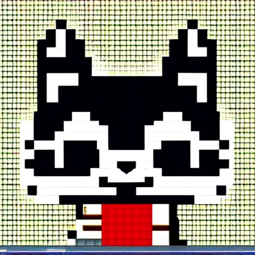 Prompt: cute cat , pixel art , 16 bit , toby fox