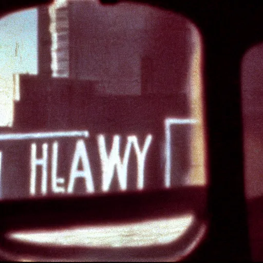 Prompt: lost higway, movie still from David Lynch