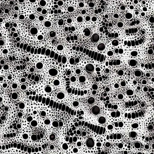 Image similar to trypophobia Coulrophobia agoraphobia