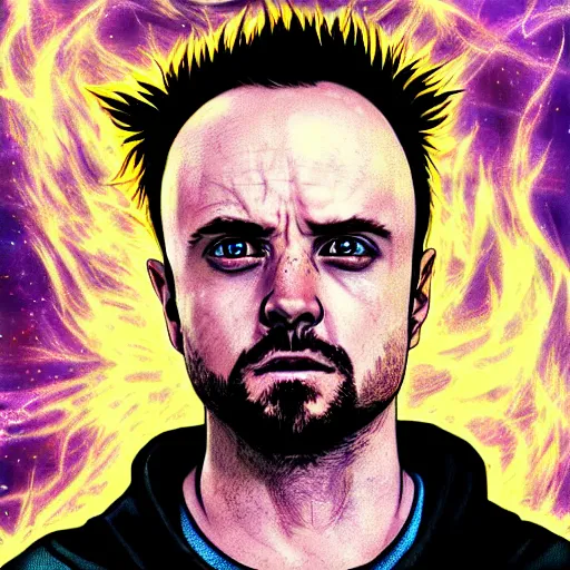 Image similar to portrait of jesse pinkman as the master of the void element, anime fantasy illustration by tomoyuki yamasaki, kyoto studio, madhouse, ufotable, trending on artstation