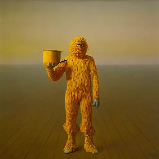 Image similar to the honey monster painted by zdzisław beksinski, capitalism realism, hyper detailed, 4 k