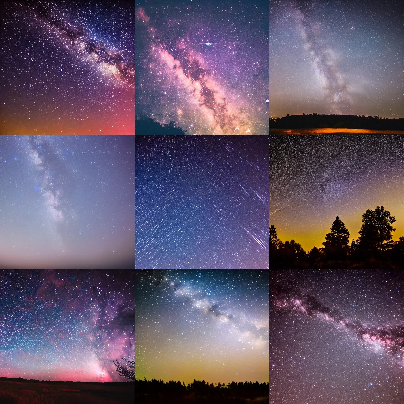 Image similar to HD Dslr professional photograph of a sky full of beautiful stars