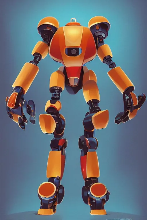 Image similar to metabots medabots medarotto medarot robot minimalist, behance hd by jesper ejsing, by rhads, makoto shinkai and lois van baarle, ilya kuvshinov, rossdraws global illumination