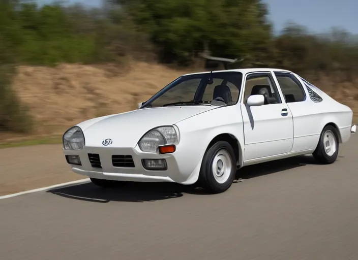 Image similar to photo still of a toyota corolla with open!!! gullwing doors!!! gullwing doors gullwing doors!!!, 8 k, 5 2 mm f 1 2