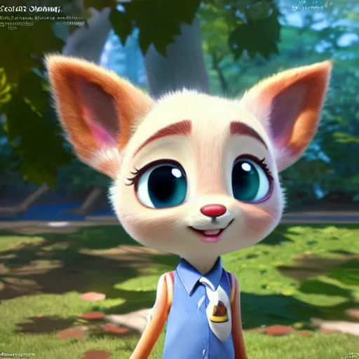 Image similar to daydreaming in mini cute style, highly detailed, rendered, ray - tracing, cgi animated, 3 d demo reel avatar, style of maple story and zootopia, maple story,, soft shade, soft lighting