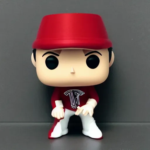 Prompt: elon music as a funko pop toy sitting on the toilet scrolling on his iphone