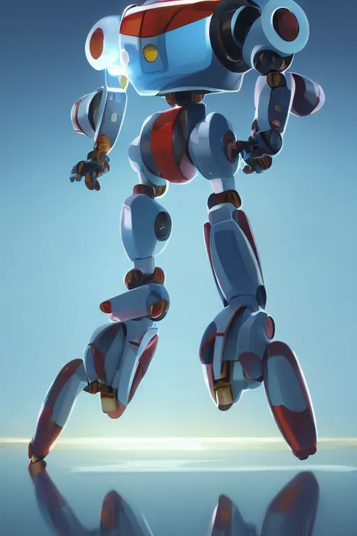 Image similar to metabots medabots medarotto medarot robot minimalist comics, behance hd by jesper ejsing, by rhads, makoto shinkai and lois van baarle, ilya kuvshinov, rossdraws global illumination ray tracing hdr radiating a glowing aura