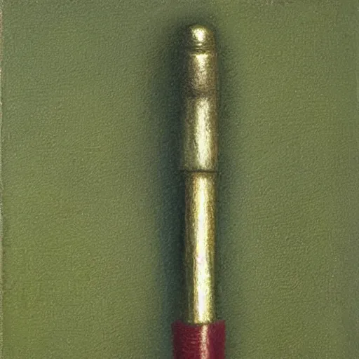 Image similar to ” an oil painting of a screwdriver, in the style of leonardo da vinci ”