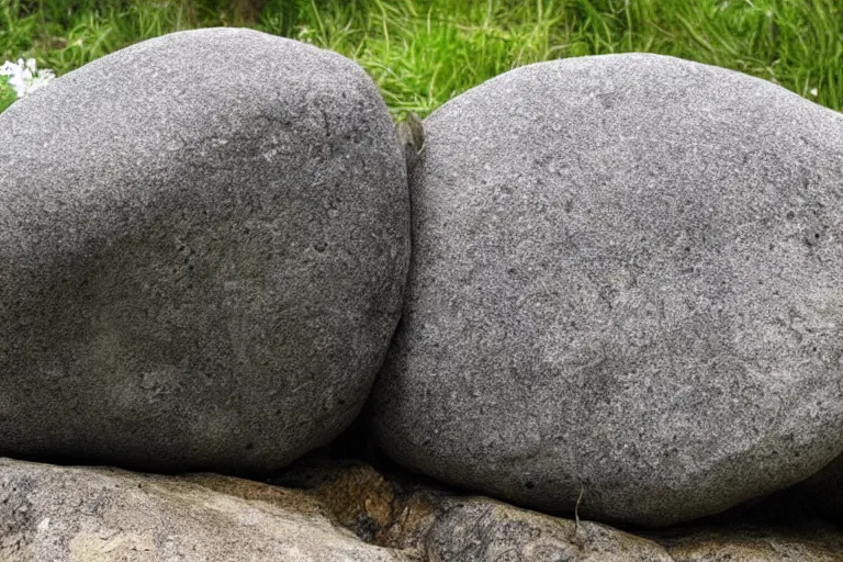 Image similar to its not a a rock, its a boulder