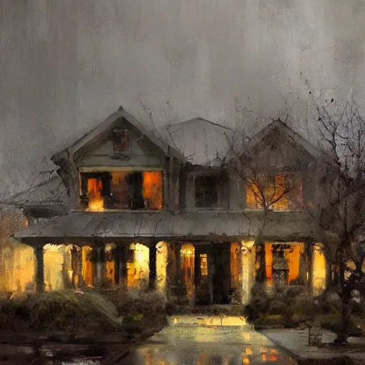 Image similar to doctor house, realistic, ultrahd, jeremy mann painting