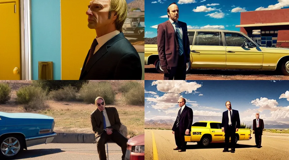 Image similar to a scene from better call saul