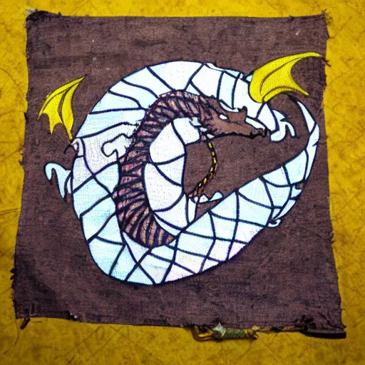 Image similar to dragon sleeping on a pile of fabric