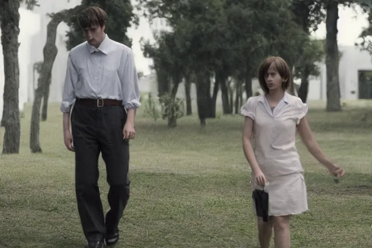 Prompt: Dogtooth (2009) directed by Yorgos Lanthimos