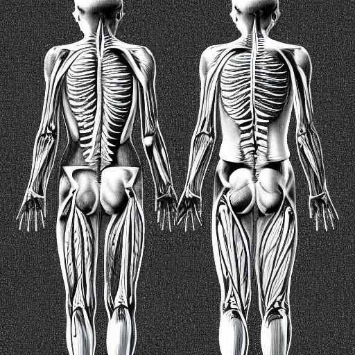 Image similar to anatomical drawing of the number 1 0 0